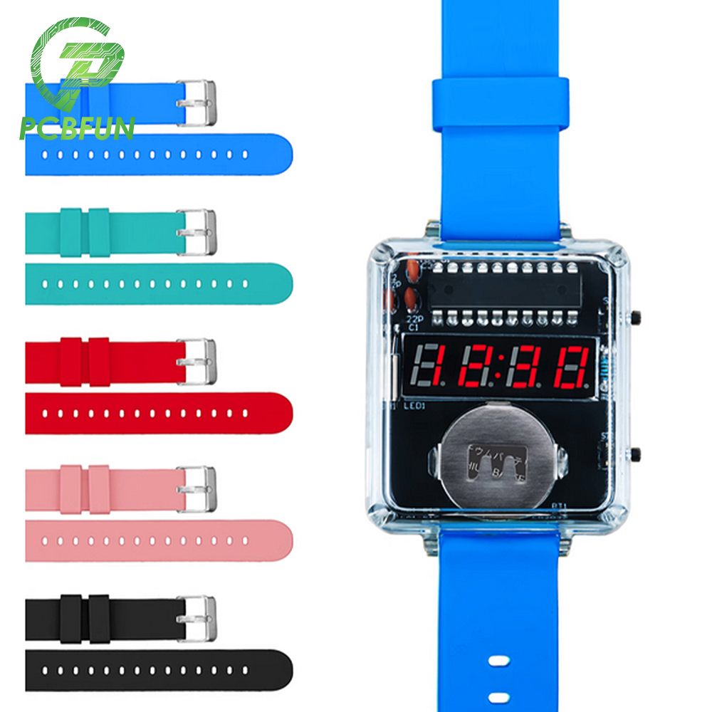 Diy Electronics Youtube - DIY Electronic Watch Kit LED Digital