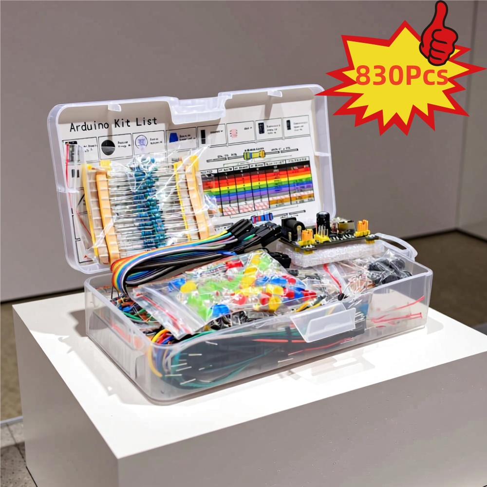Hobby Diy Electronics Kit - Electronic Components Electrolytic Capacitor Resistor led