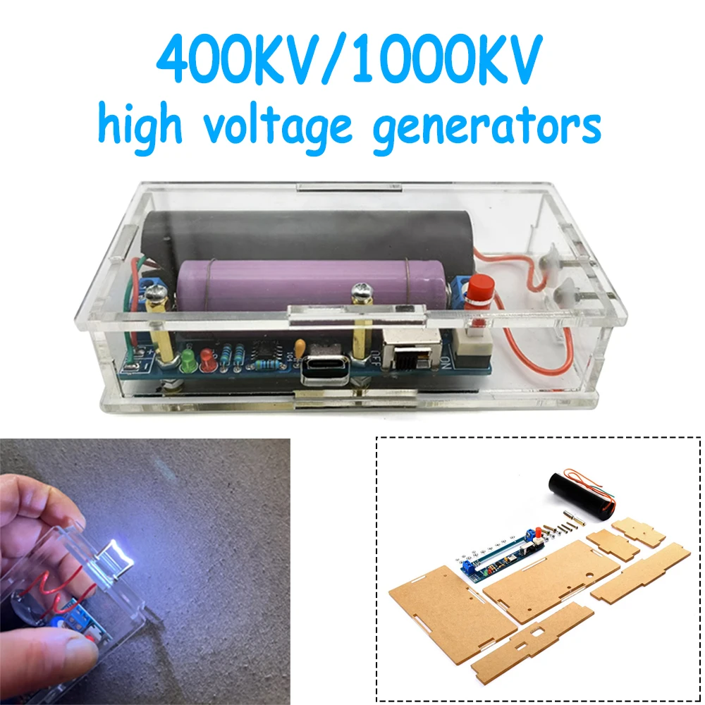 Hobby Diy Electronics Kit - 400/1000KV High Voltage Generator DC High