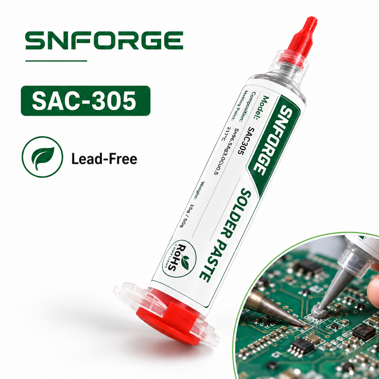 Diy Soldering Station No Electronics - Solder Paste Welding Tin Sn99Ag0.3Cu0.7 Sn96.5Ag3.0Cu0.5