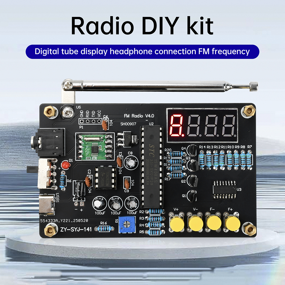 Diy Electronics Youtube - DIY RDA5807M Radio Kit 87-108MHz Radio