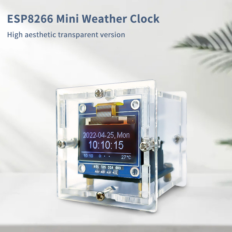 ESP8266 Mini Weather Clock Kit - Diy Electronics Toys incelemesi ve fiyatı