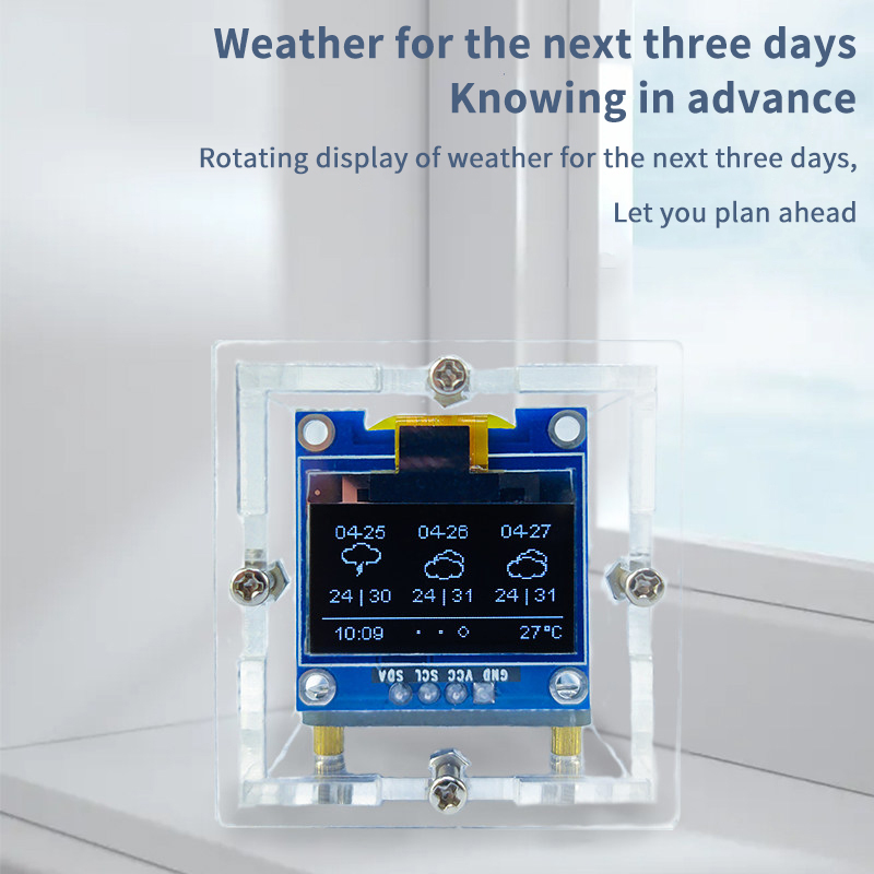 ESP8266 Mini Weather Clock Kit - Diy Electronics Toys incelemesi ve fiyatı
