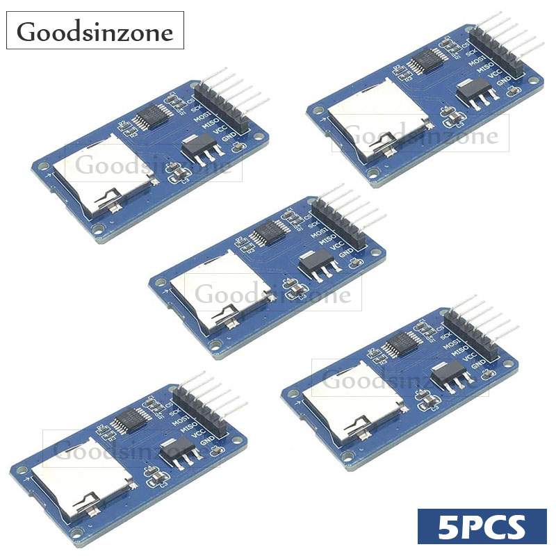 5-Pack Micro SD Card Reader Mo - Sd Card Module Spi incelemesi ve fiyatı