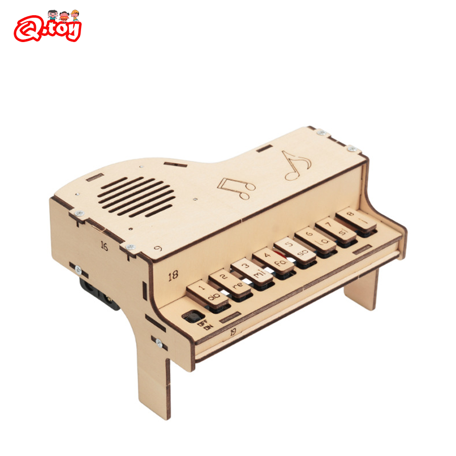 DIY Wooden Electronic Piano Mo - Diy Electronics Toys incelemesi ve fiyatı