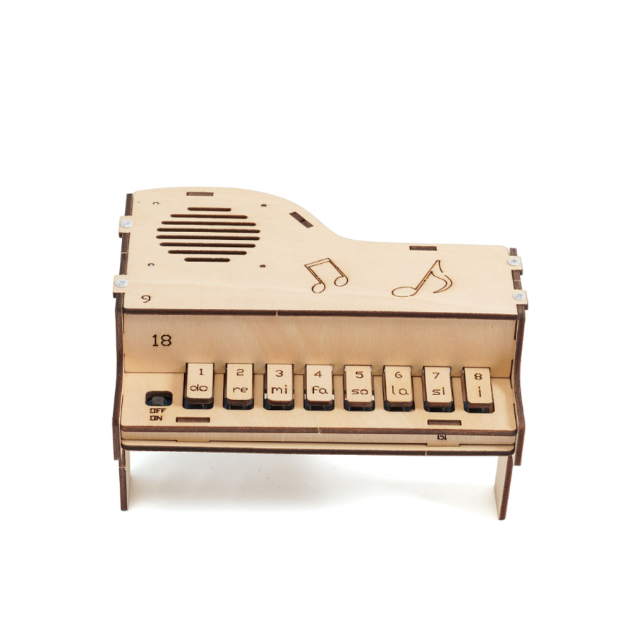 DIY Wooden Electronic Piano Mo - Diy Electronics Toys incelemesi ve fiyatı