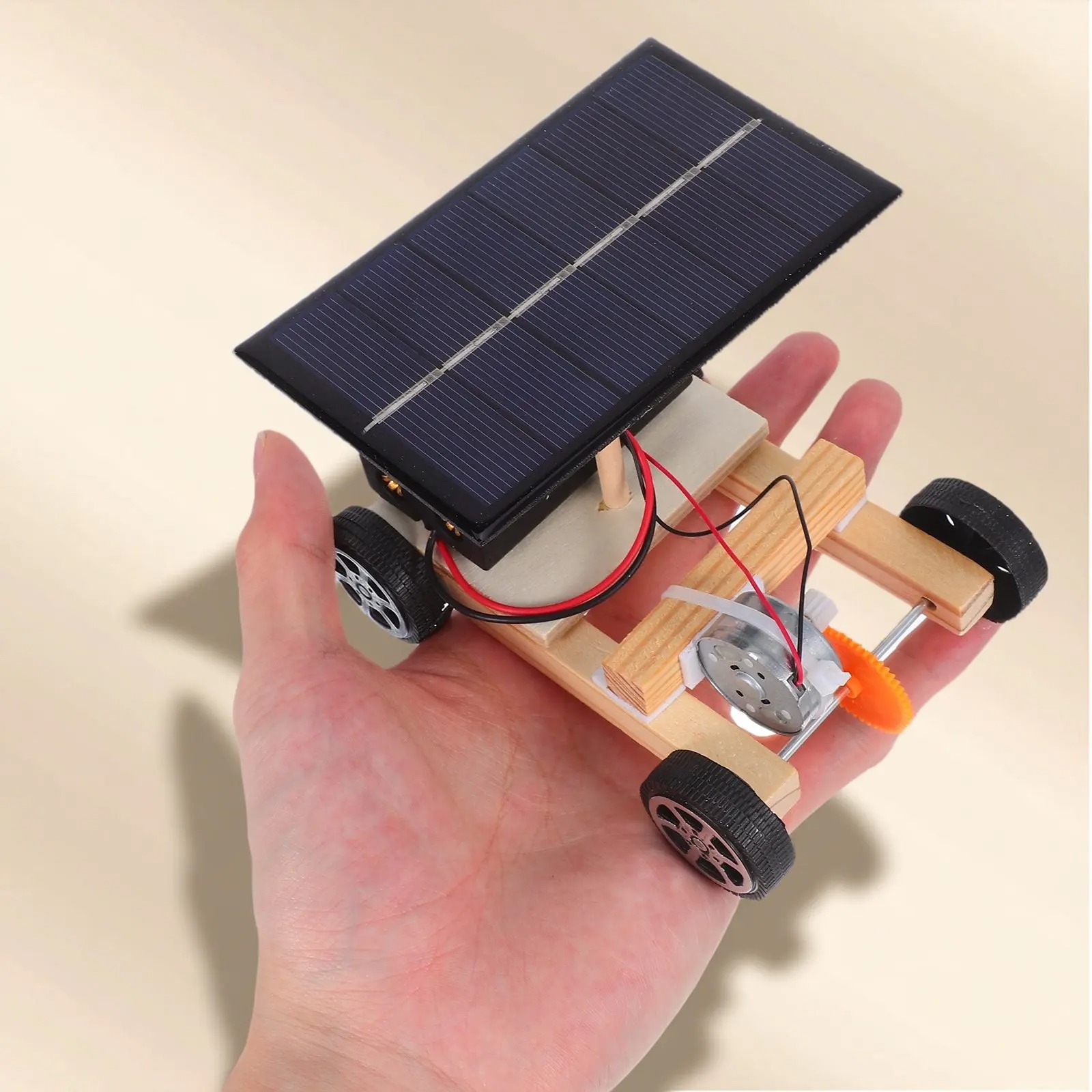 DIY Wooden Assemble Solar Car  - Diy Electronics Toys incelemesi ve fiyatı