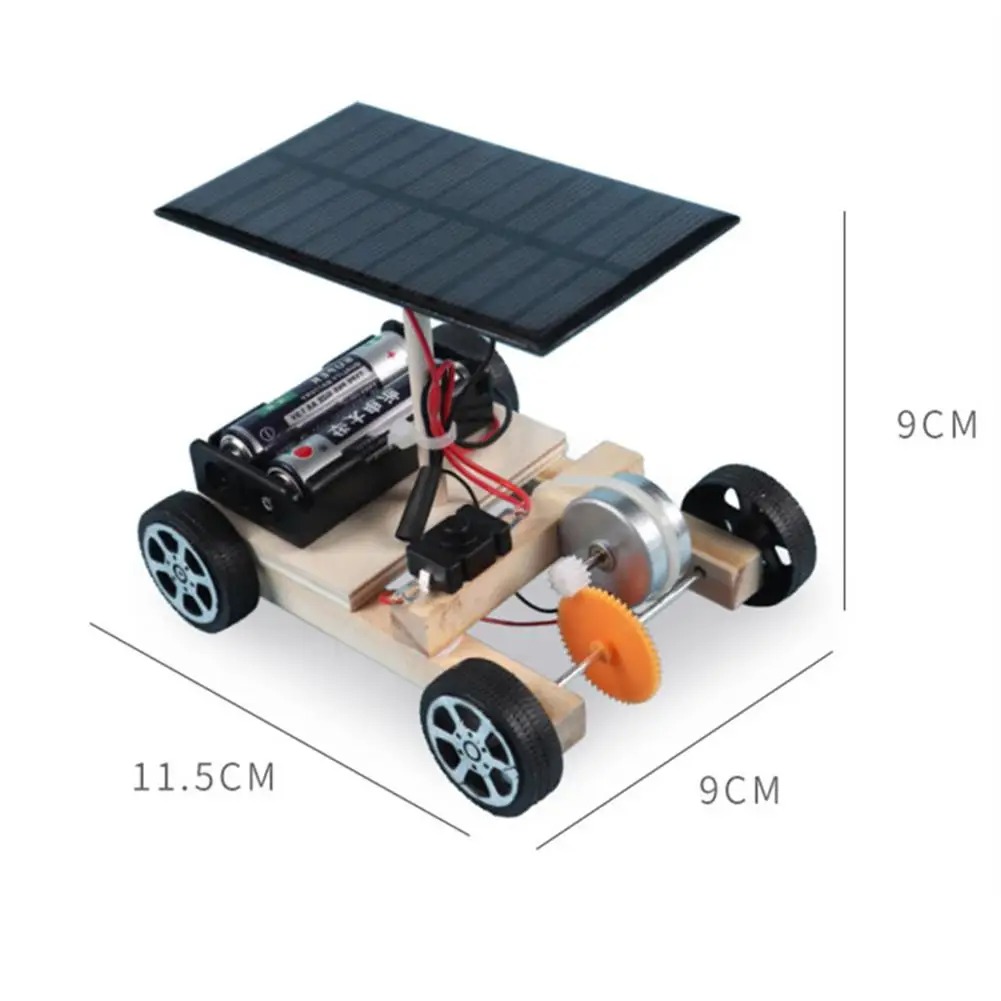 DIY Wooden Assemble Solar Car  - Diy Electronics Toys incelemesi ve fiyatı