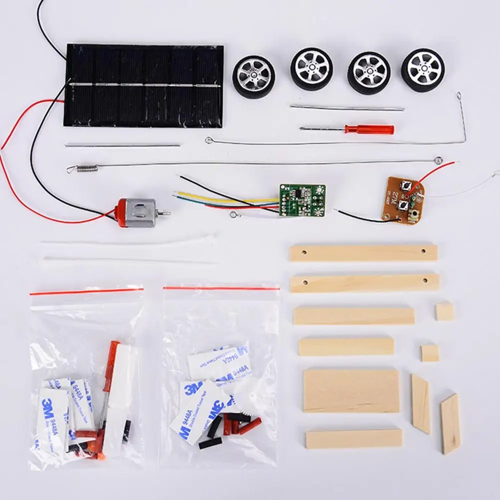 DIY Wooden Assemble Solar Car  - Diy Electronics Toys incelemesi ve fiyatı
