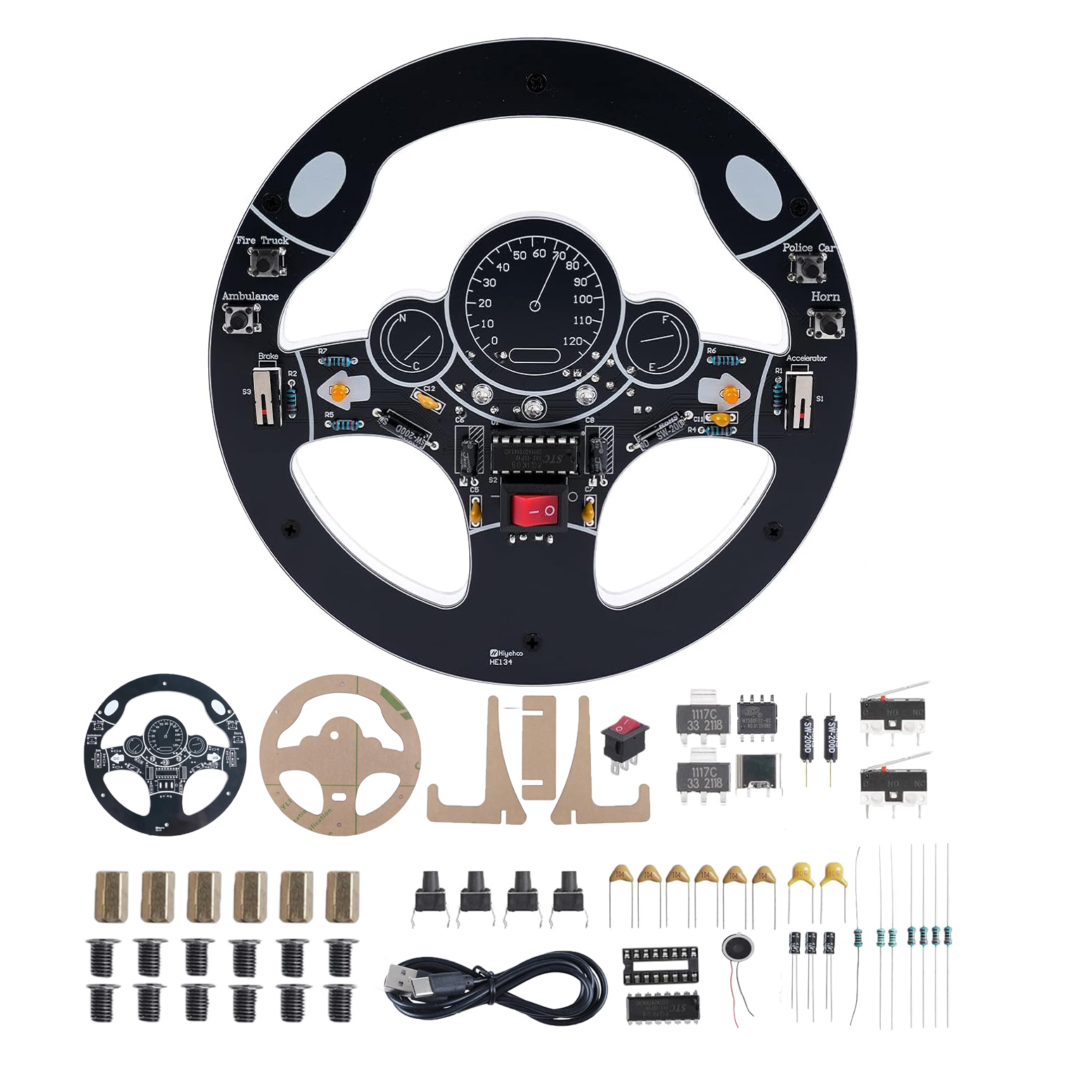 Car Steering Wheel DIY Solderi - Diy Electronics Kits For Adults incelemesi ve fiyatı