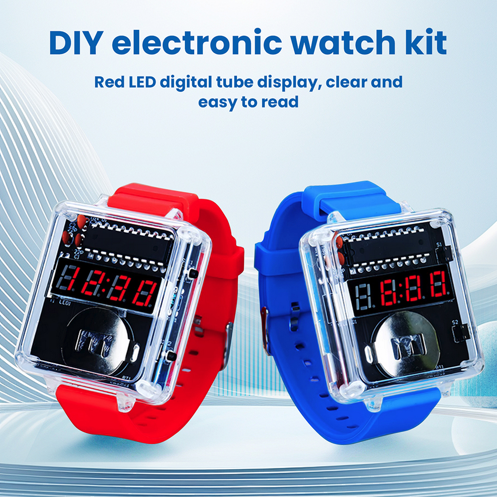 DIY Electronic Watch Kit LED D - Diy Electronics Youtube incelemesi ve fiyatı