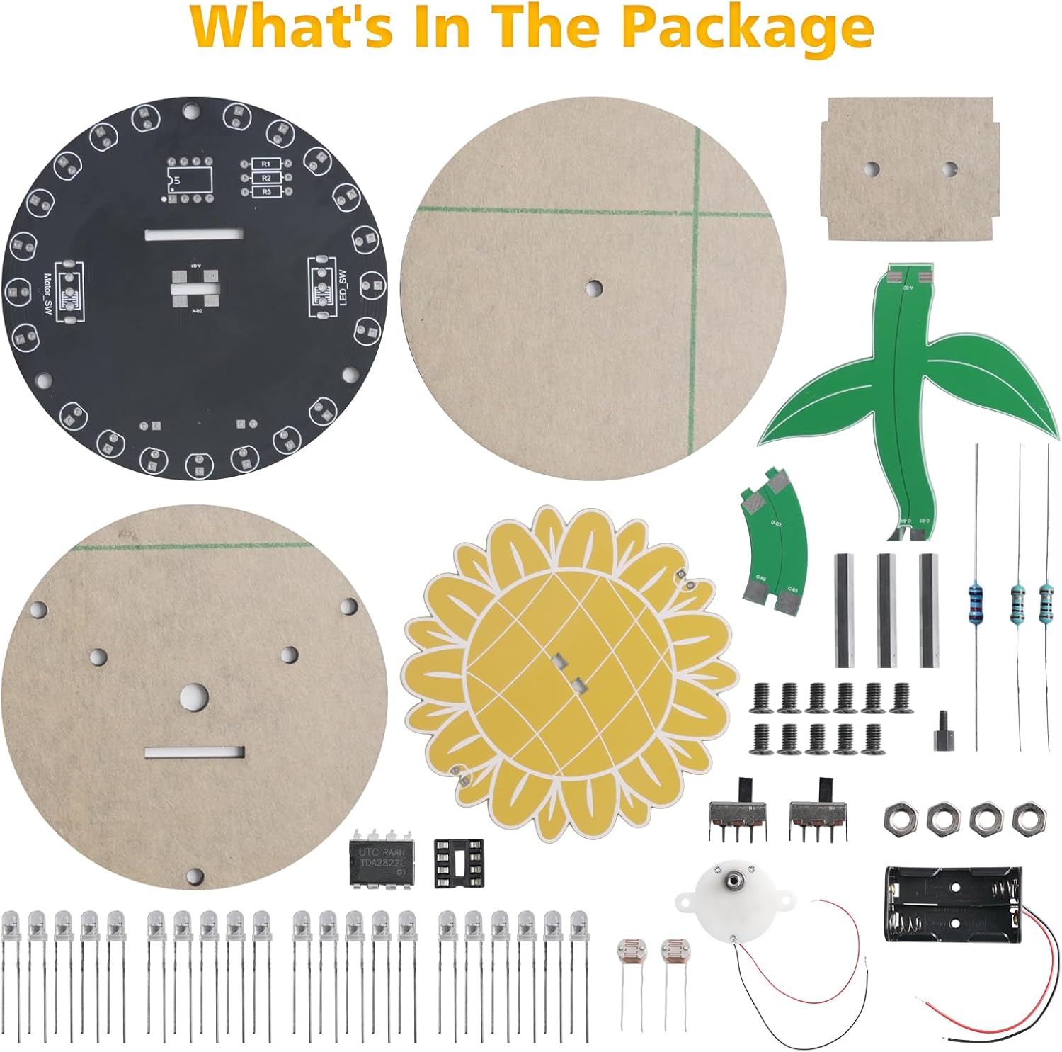Light Chasing Sunflower Solder - Diy Electronics Kits For Adults incelemesi ve fiyatı