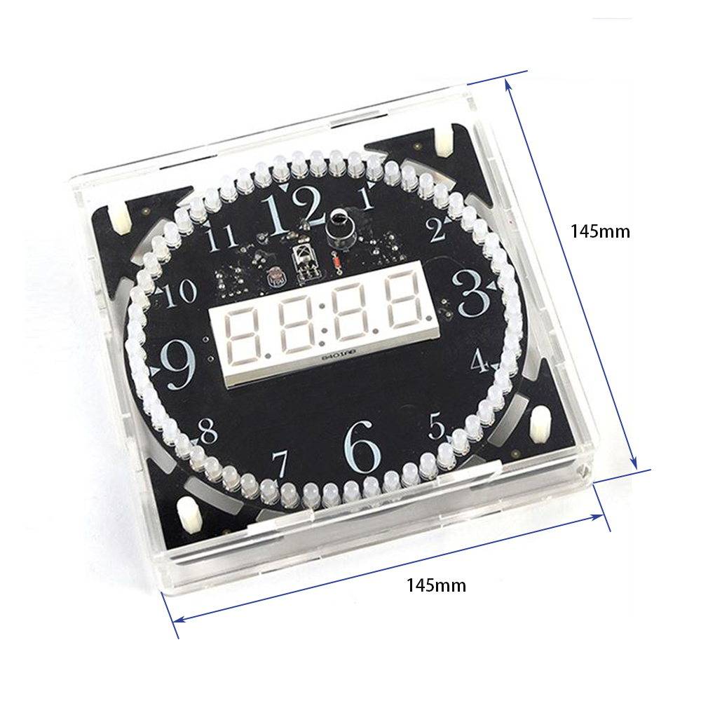 DIY electronic clock kit 14.5* - Diy Electronics Kits For Adults incelemesi ve fiyatı