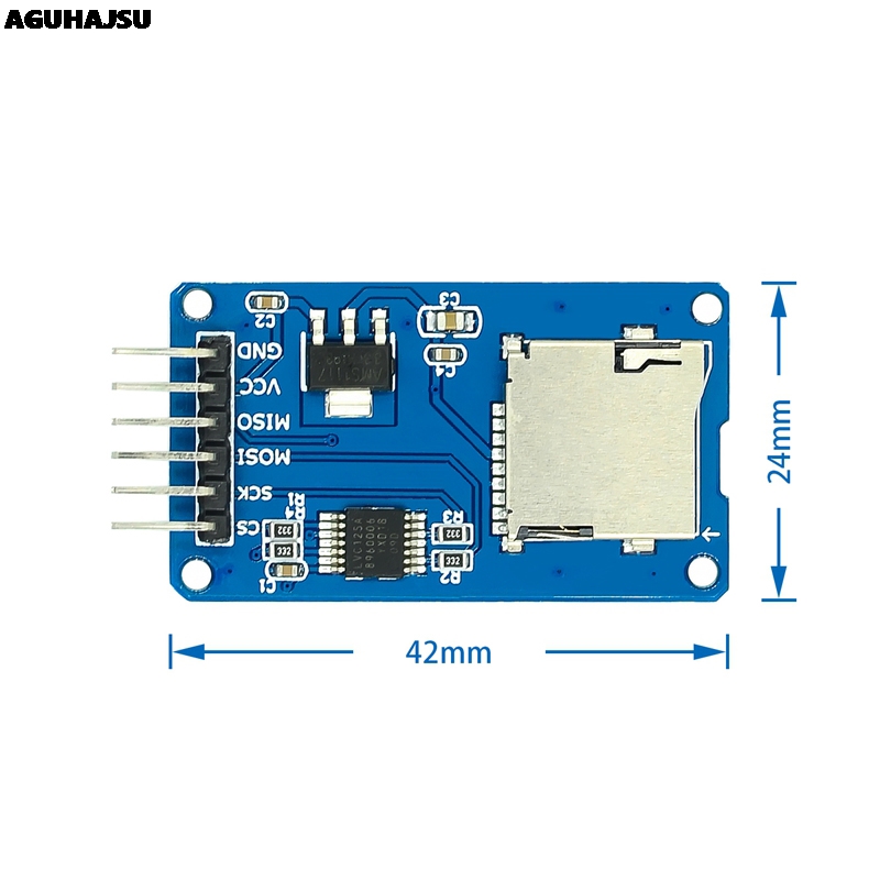 1pcs/lot Micro SD card mini TF - Sd Card Module Spi incelemesi ve fiyatı