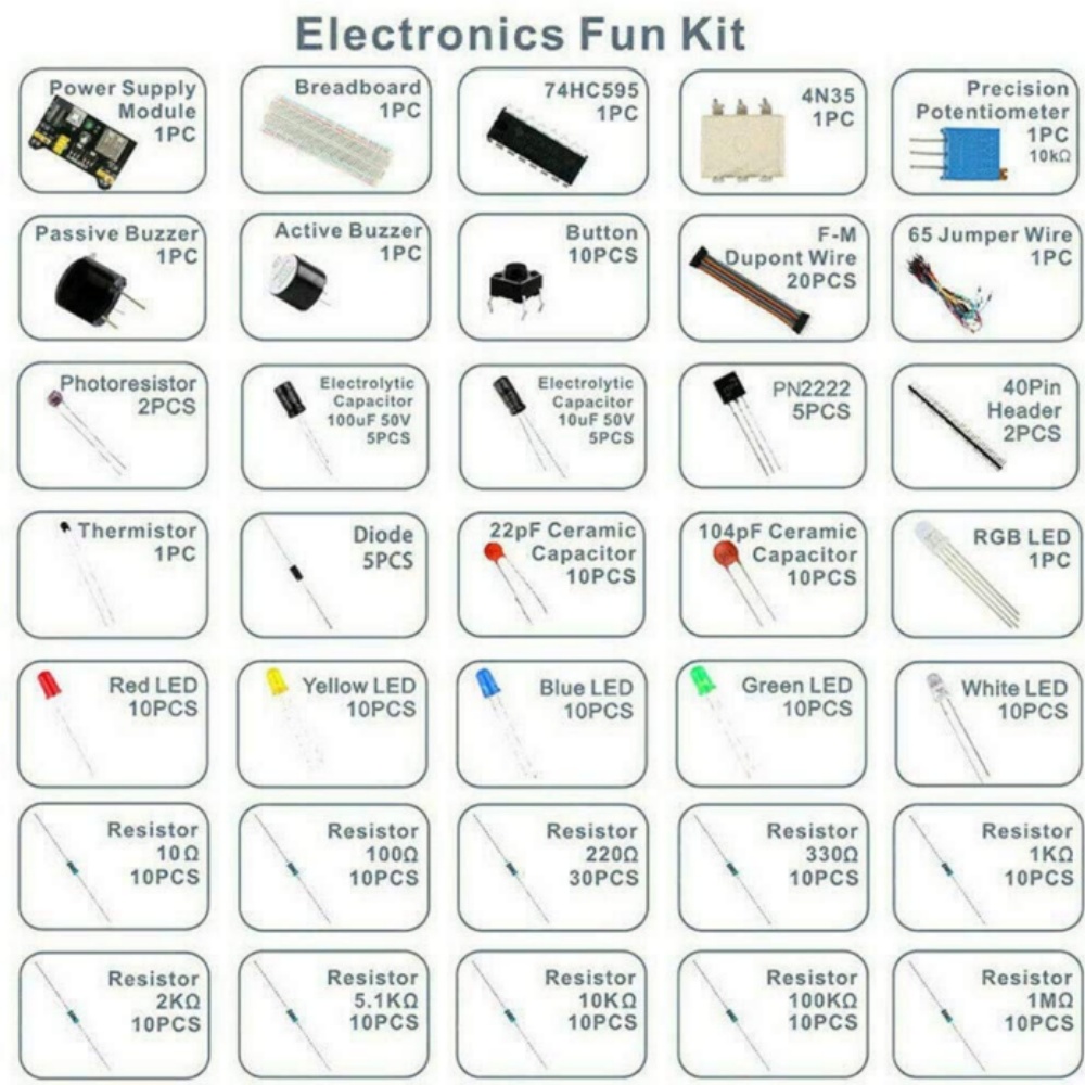 Electronic Components Electrol - Hobby Diy Electronics Kit incelemesi ve fiyatı