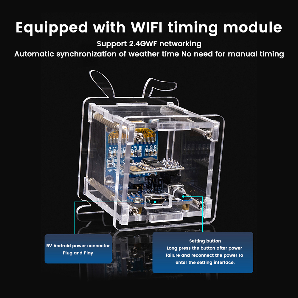 ESP8266 DIY Digital Clock Kit  - Diy Soldering Station No Electronics incelemesi ve fiyatı
