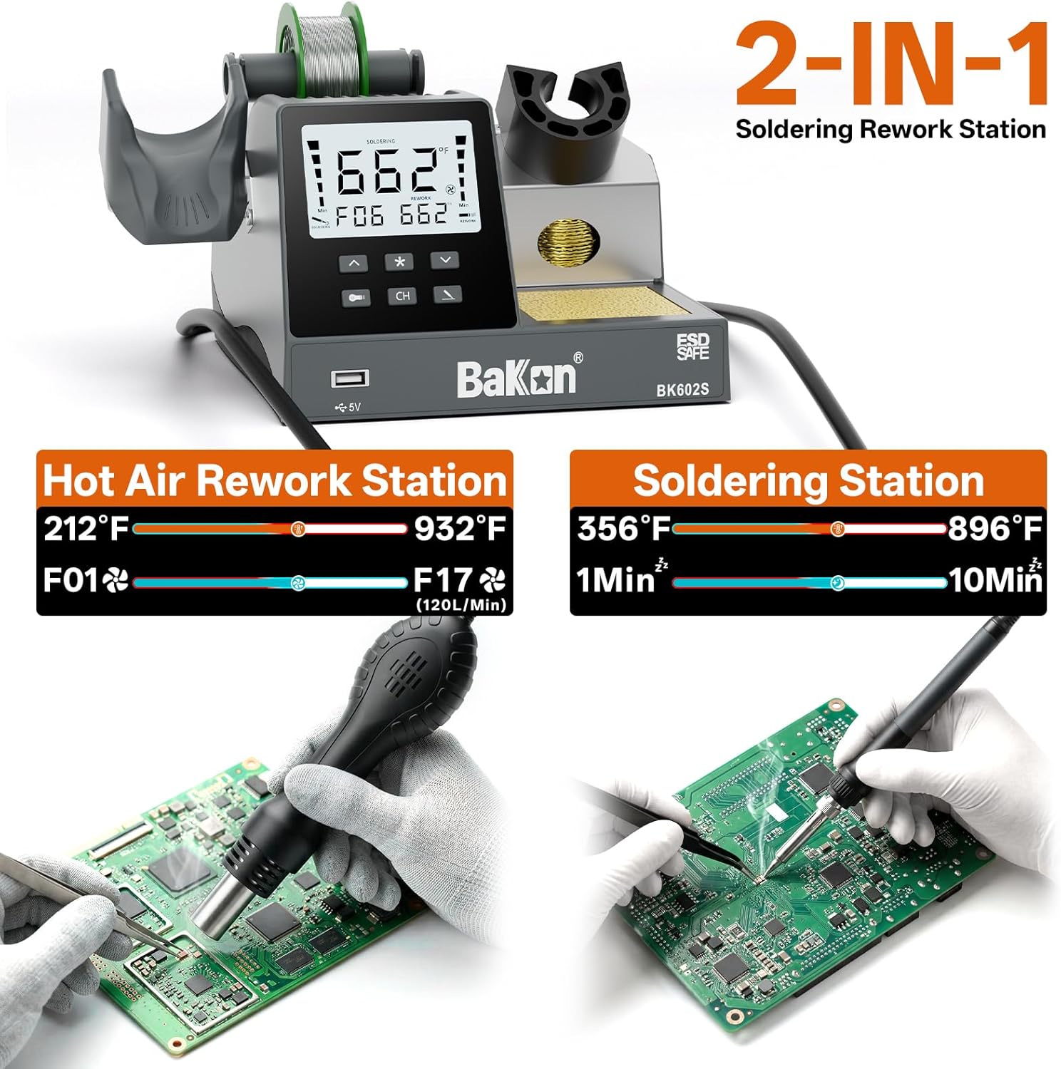 2-in-1 Soldering Iron Hot Air  - Diy Electronics Workstation incelemesi ve fiyatı