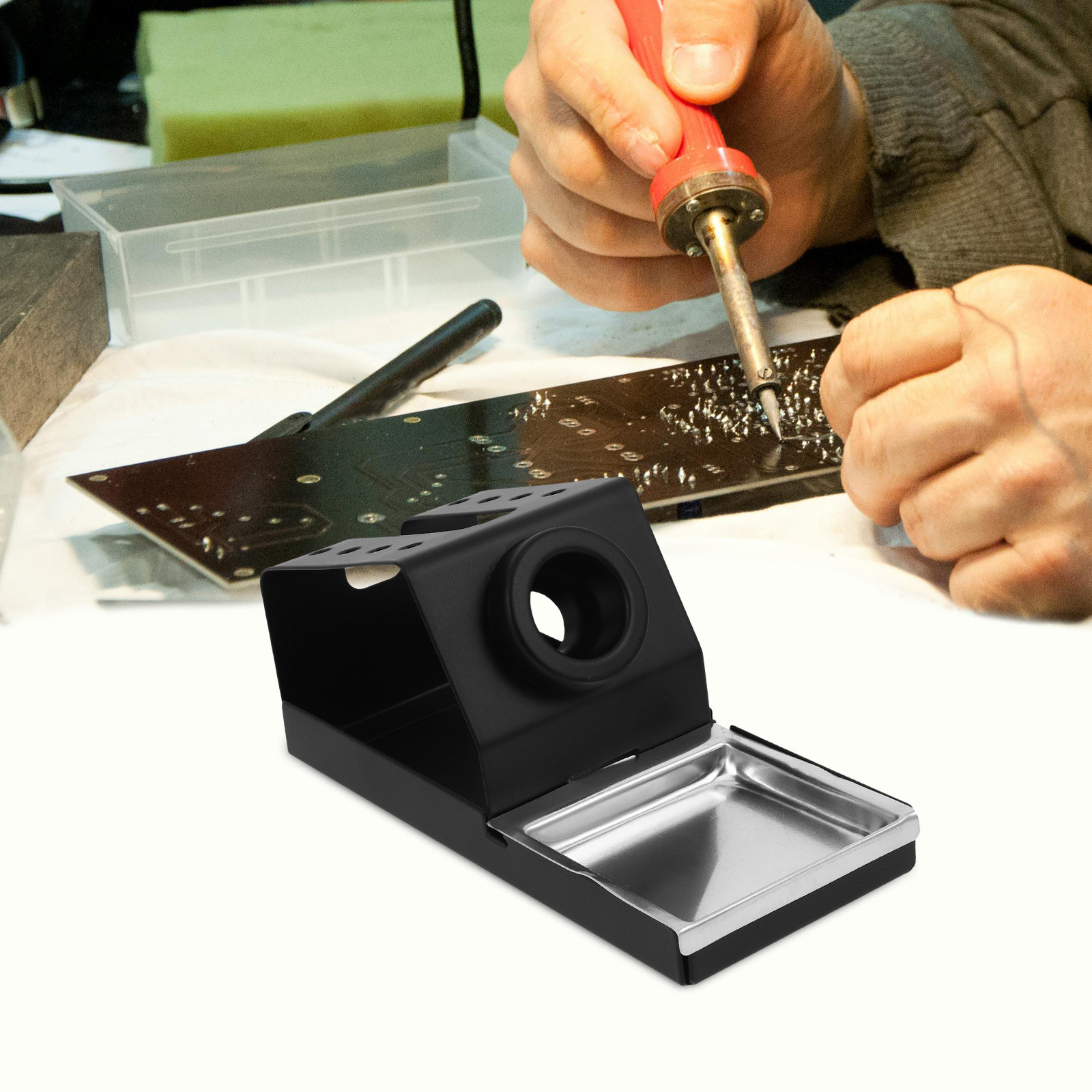 Heavy Duty Soldering Iron Hold - Diy Electronics Workstation incelemesi ve fiyatı