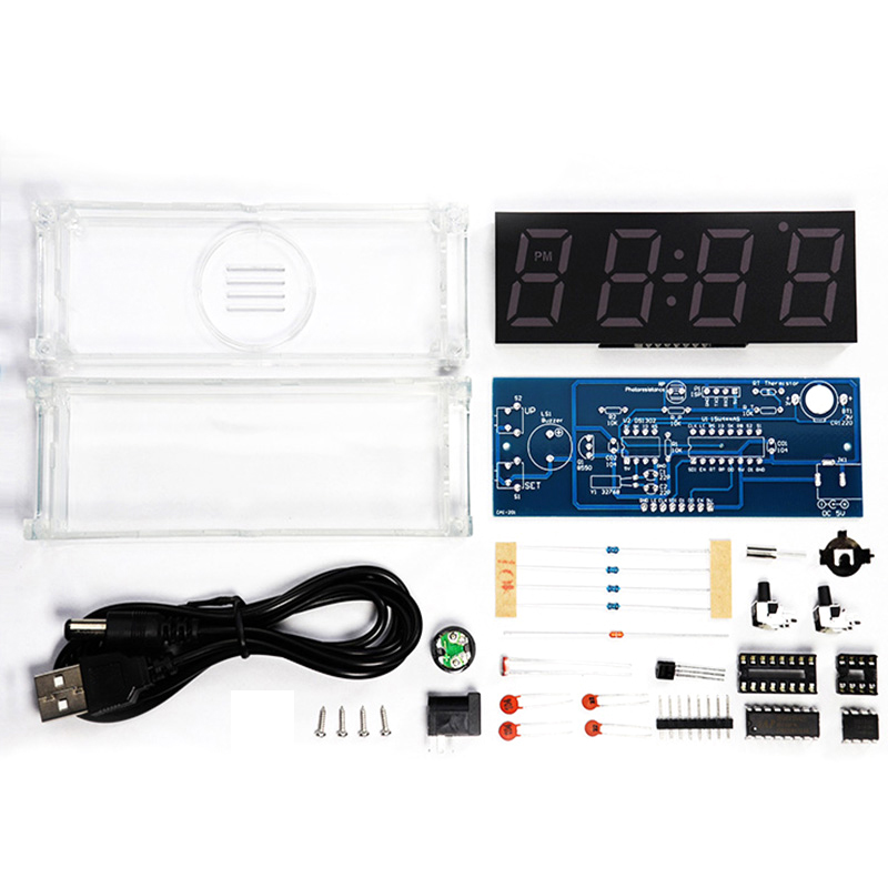 Digital Tube DIY Clock Kit Tem - Diy Box Electronics Mall incelemesi ve fiyatı