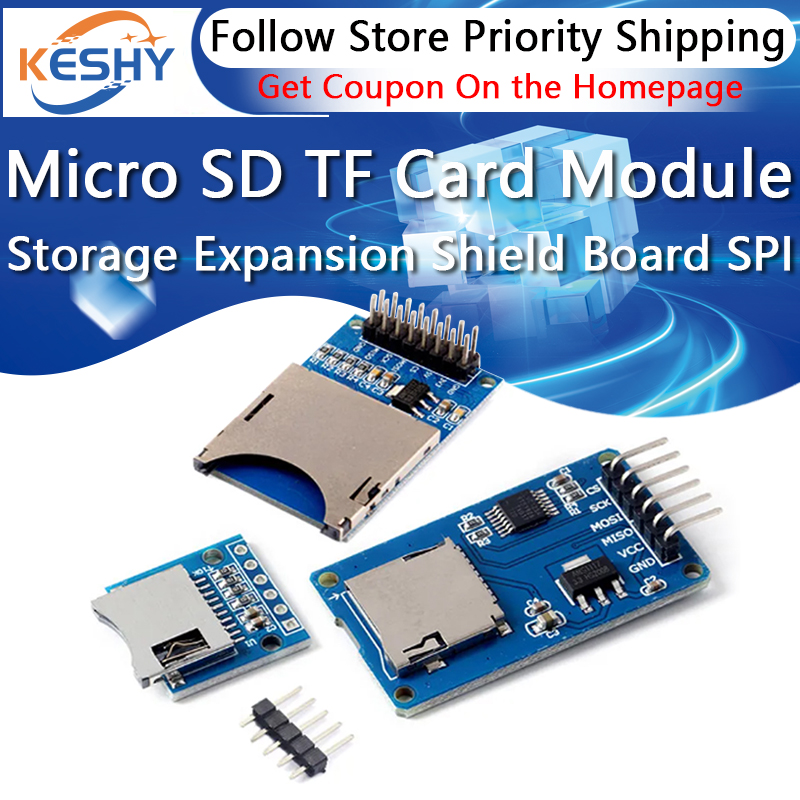 Micro SD Storage Expansion Boa - Sd Card Module Spi incelemesi ve fiyatı
