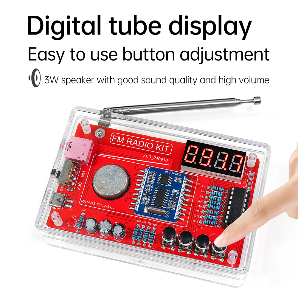  RDA5807 DIY FM Radio Electro - Hobby Diy Electronics Kit incelemesi ve fiyatı