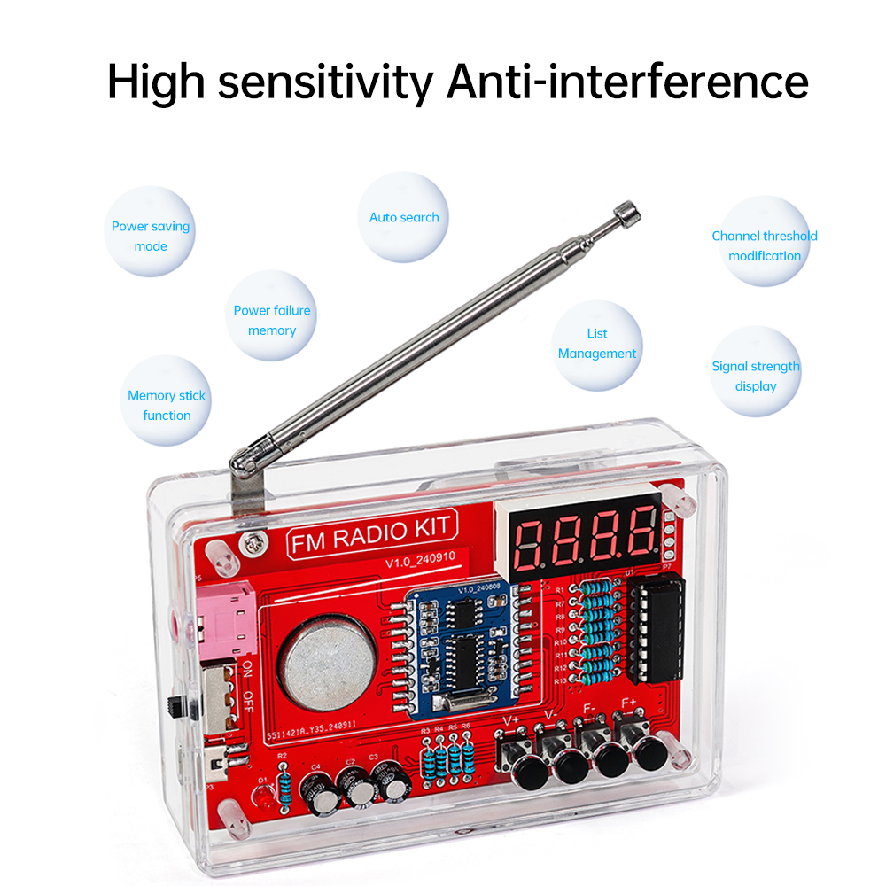  RDA5807 DIY FM Radio Electro - Hobby Diy Electronics Kit incelemesi ve fiyatı
