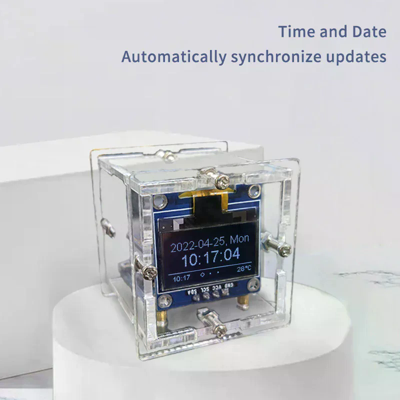 ESP8266 MINI Weather Clock WIF - Diy Soldering Station No Electronics incelemesi ve fiyatı