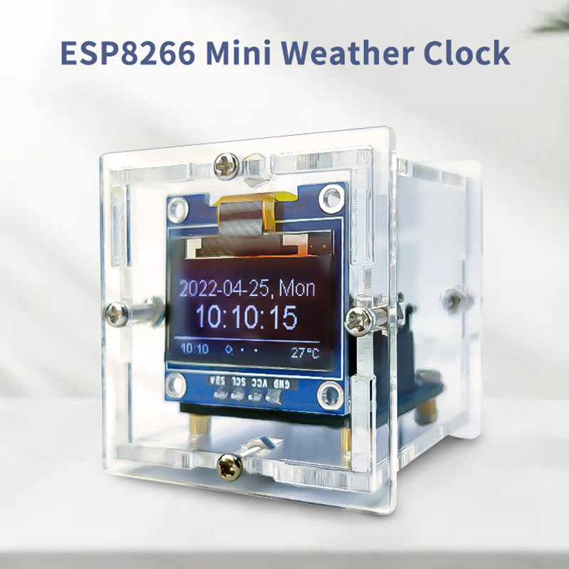 ESP8266 MINI Weather Clock WIF - Diy Soldering Station No Electronics incelemesi ve fiyatı