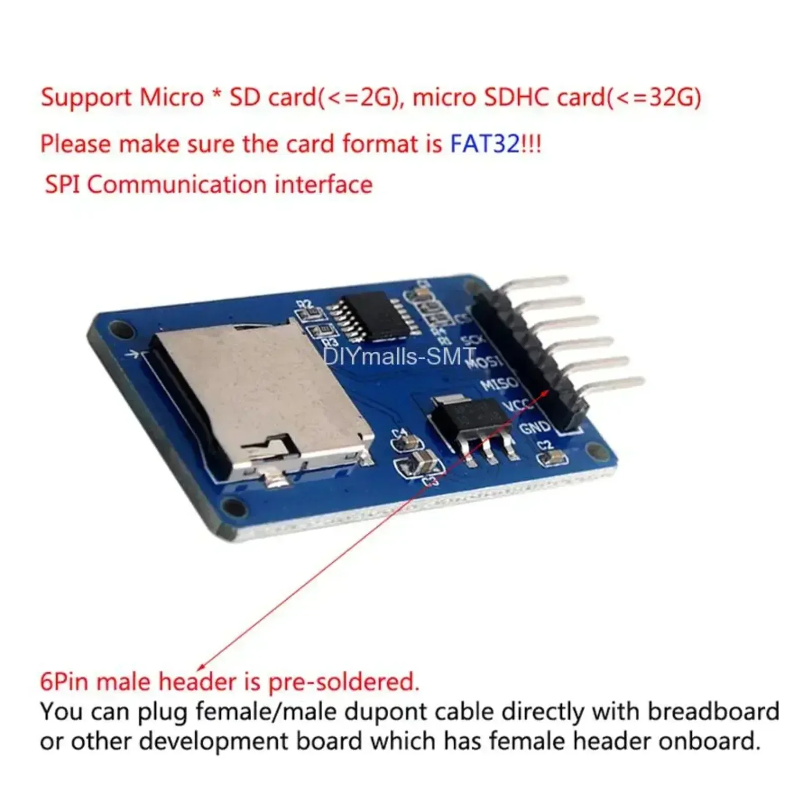 5PCS Micro SD Card Module With - Sd Card Module Spi incelemesi ve fiyatı