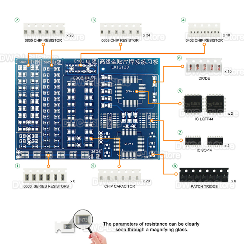 08 Patch Components Welding Pr - Diy Electronics Workbench incelemesi ve fiyatı