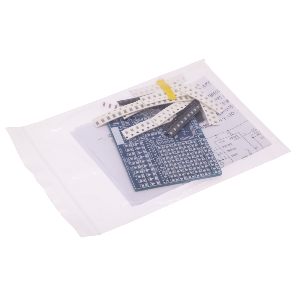 SMD NE555 CD4017 Rotating Flas - Hobby Diy Electronics Kit incelemesi ve fiyatı