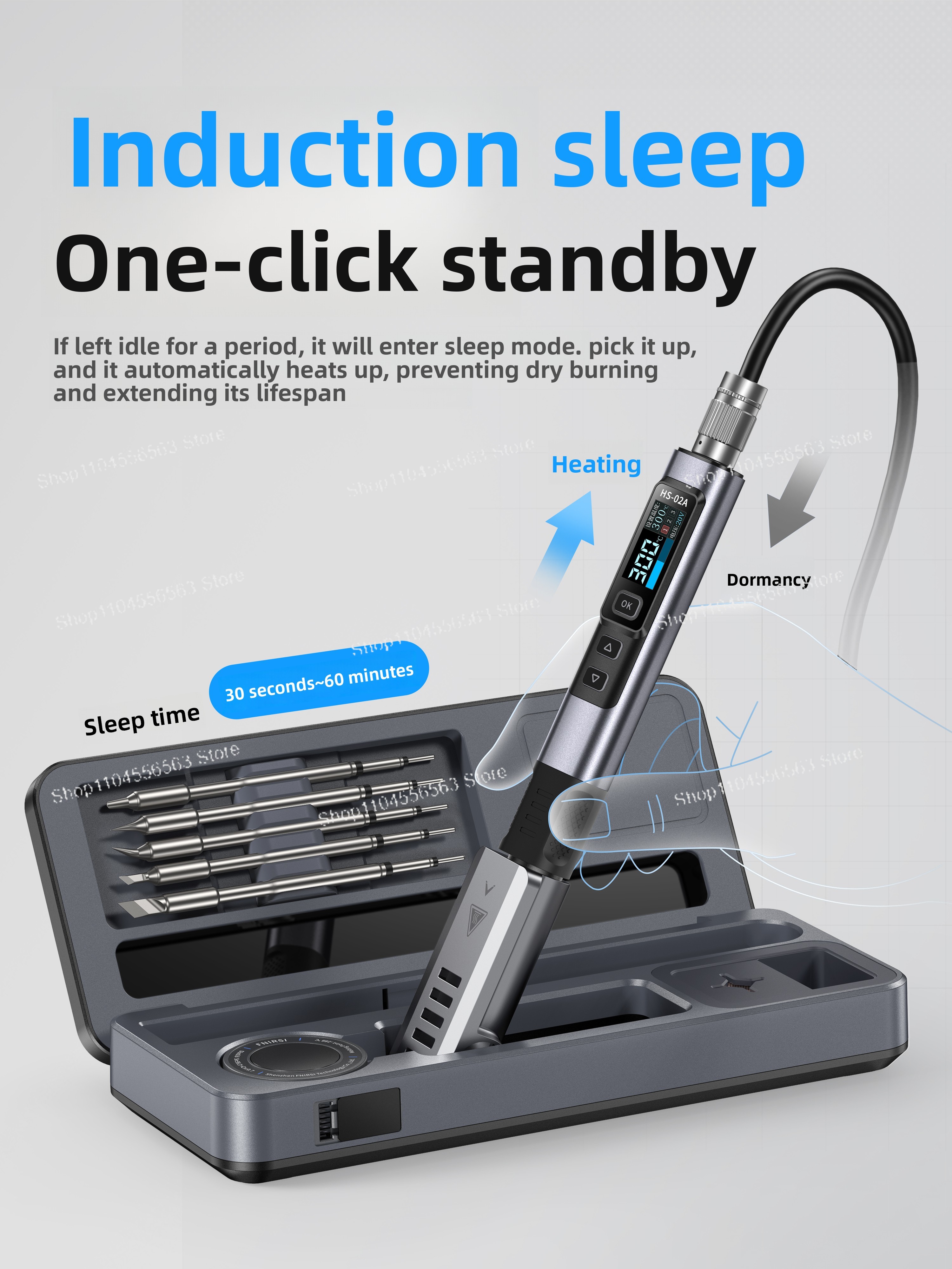 Smart Soldering Iron Kit HS02  - Diy Electronics Workstation incelemesi ve fiyatı