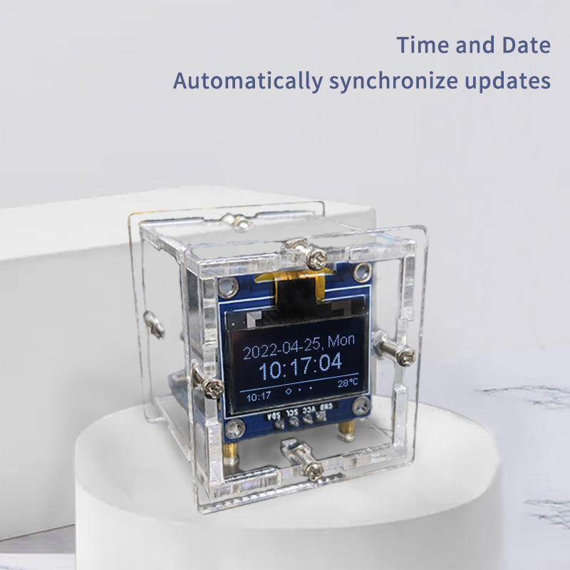 ESP8266 MINI Weather Clock WIF - Diy Soldering Station No Electronics incelemesi ve fiyatı