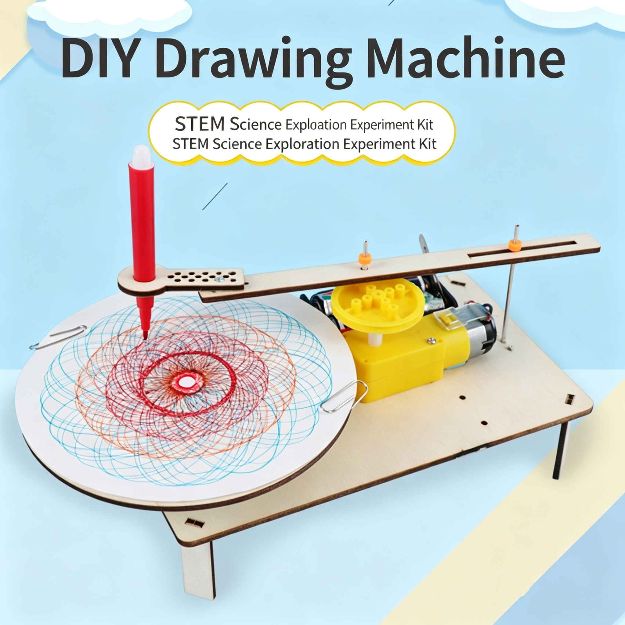 DIY Wooden Electric Plotter Dr - Diy Electronics Kits For Adults incelemesi ve fiyatı