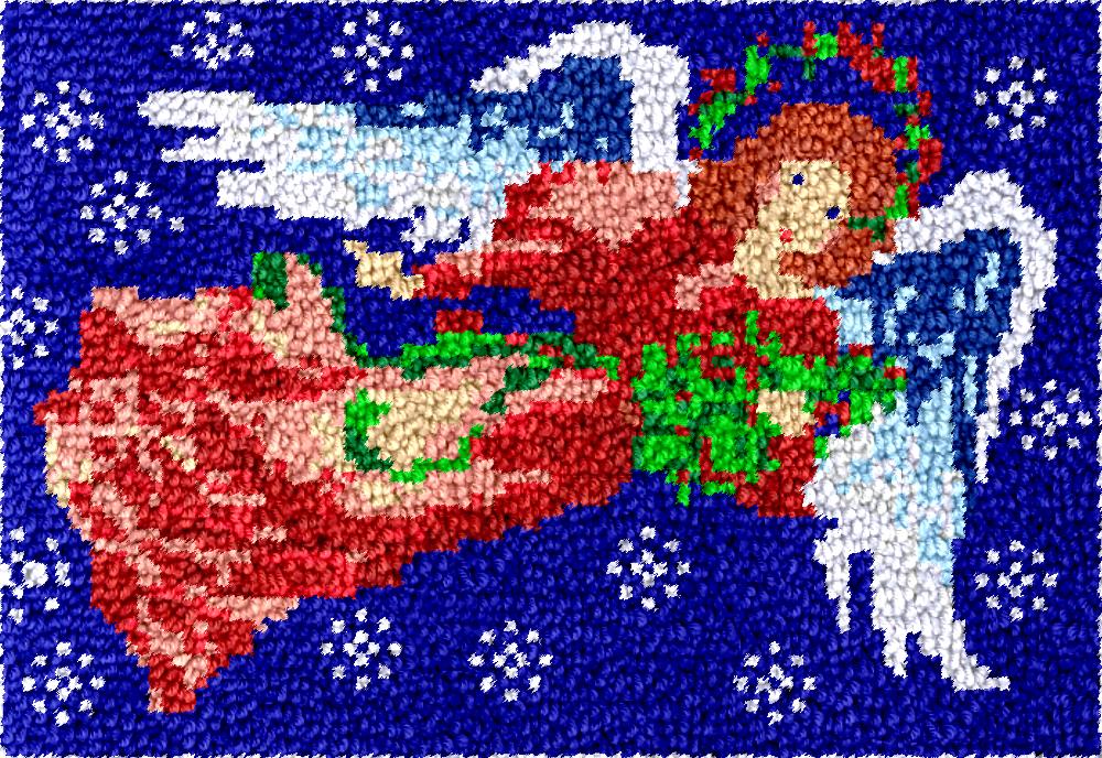 smyrna large Latch Hook Rug Ki - Diy Electronics Kits For Adults incelemesi ve fiyatı