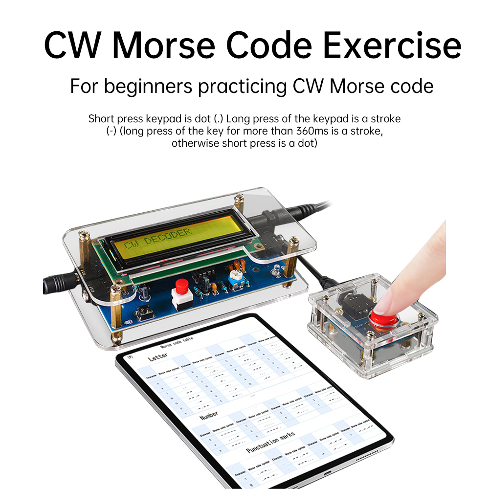 DC9V CW Morse Code Decoder Bul - Diy Electronics Workbench incelemesi ve fiyatı