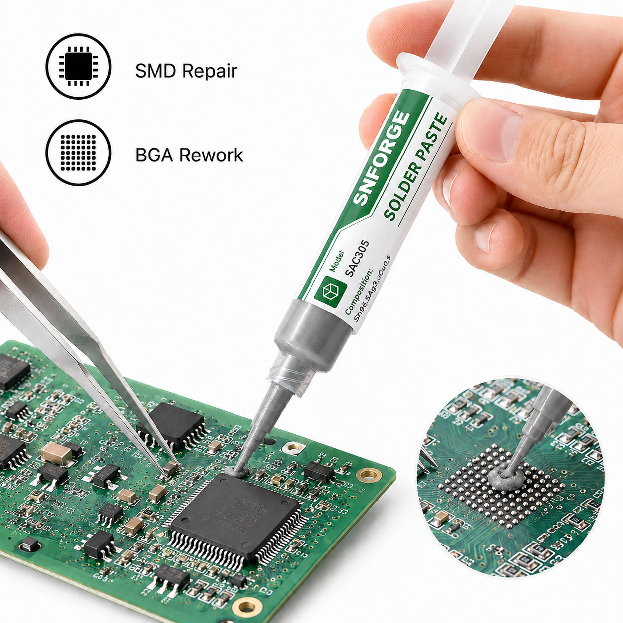 Solder Paste Welding Tin Sn99A - Diy Soldering Station No Electronics incelemesi ve fiyatı