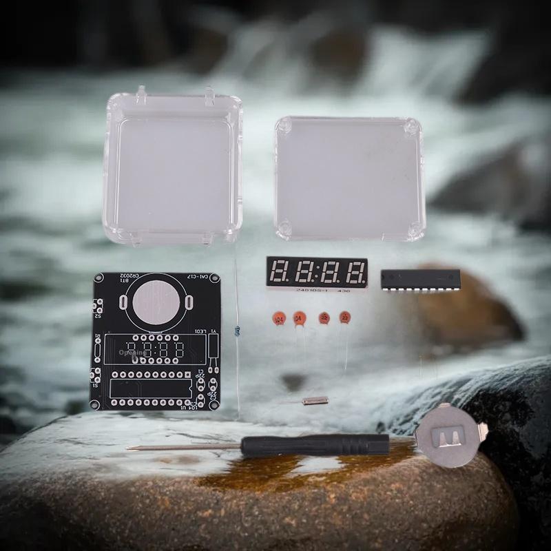 1Set DIY Electronic Watch Kit  - Diy Electronics Youtube incelemesi ve fiyatı