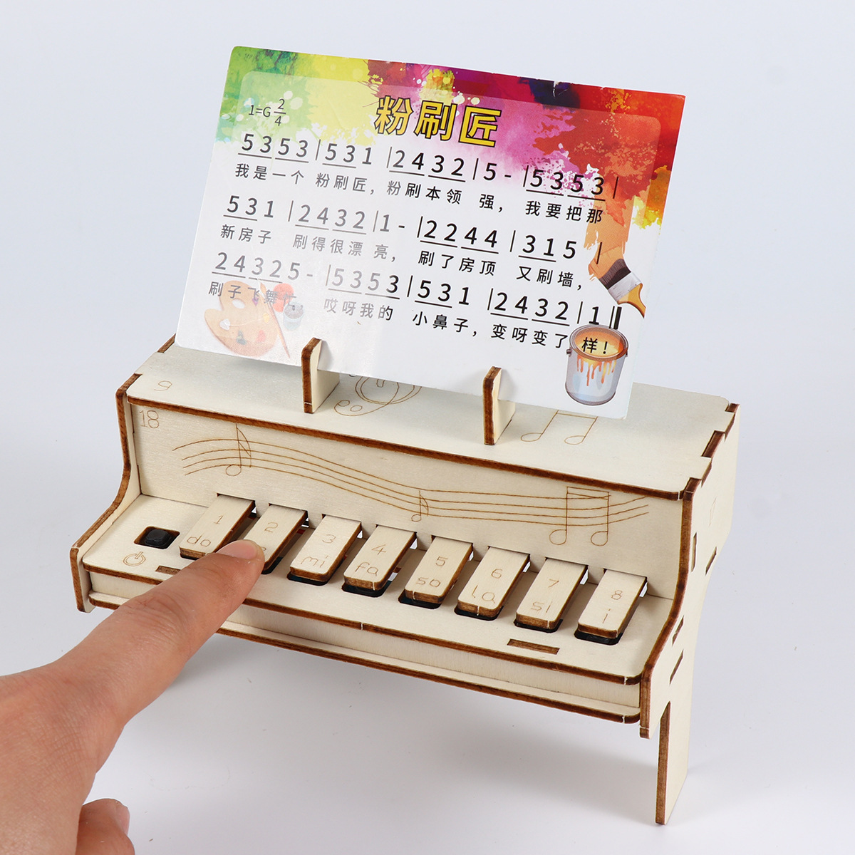 DIY Wooden Electronic Piano Mo - Diy Electronics Kits For Adults incelemesi ve fiyatı