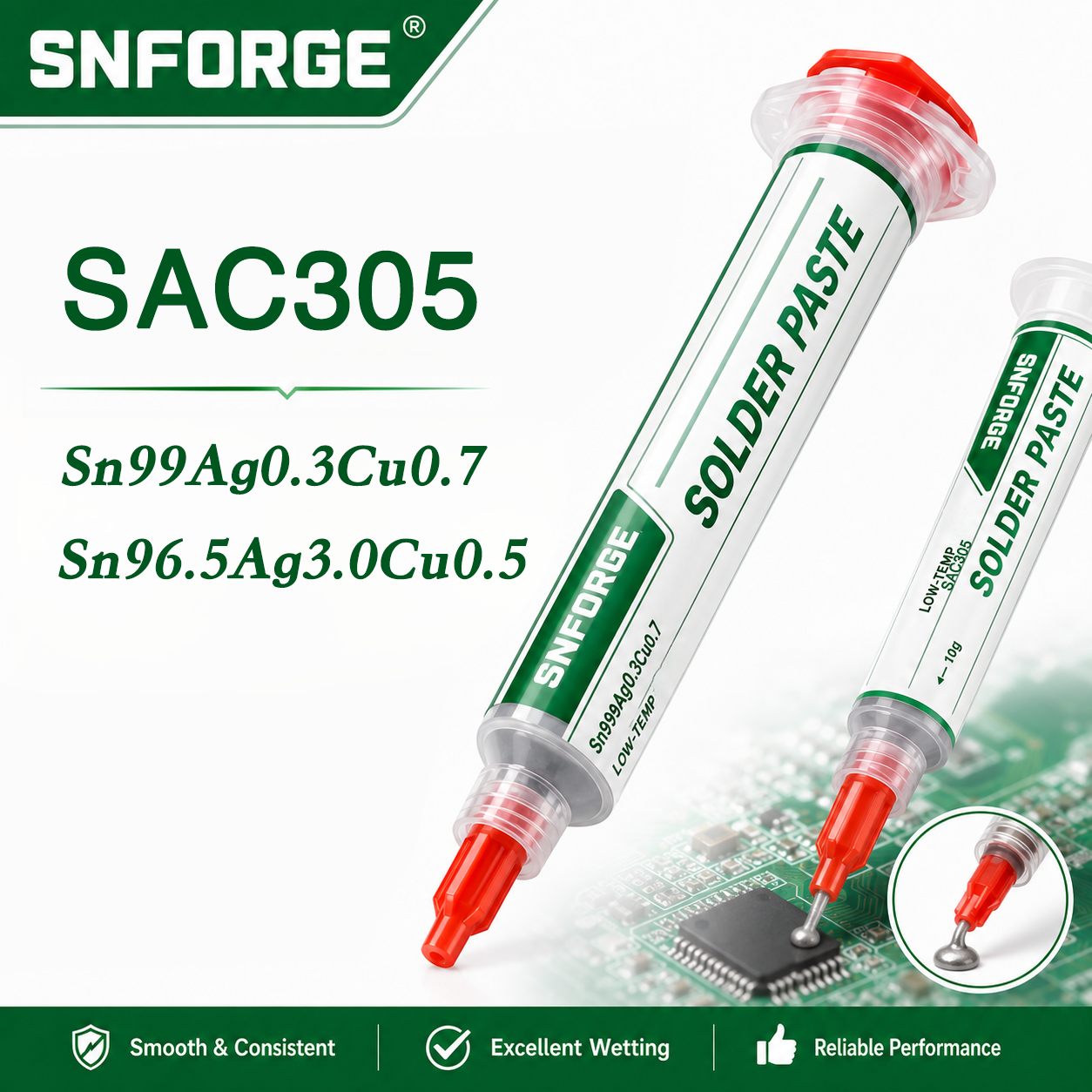 SAC305 Solder Paste Welding Ti - Diy Electronics Workbench incelemesi ve fiyatı