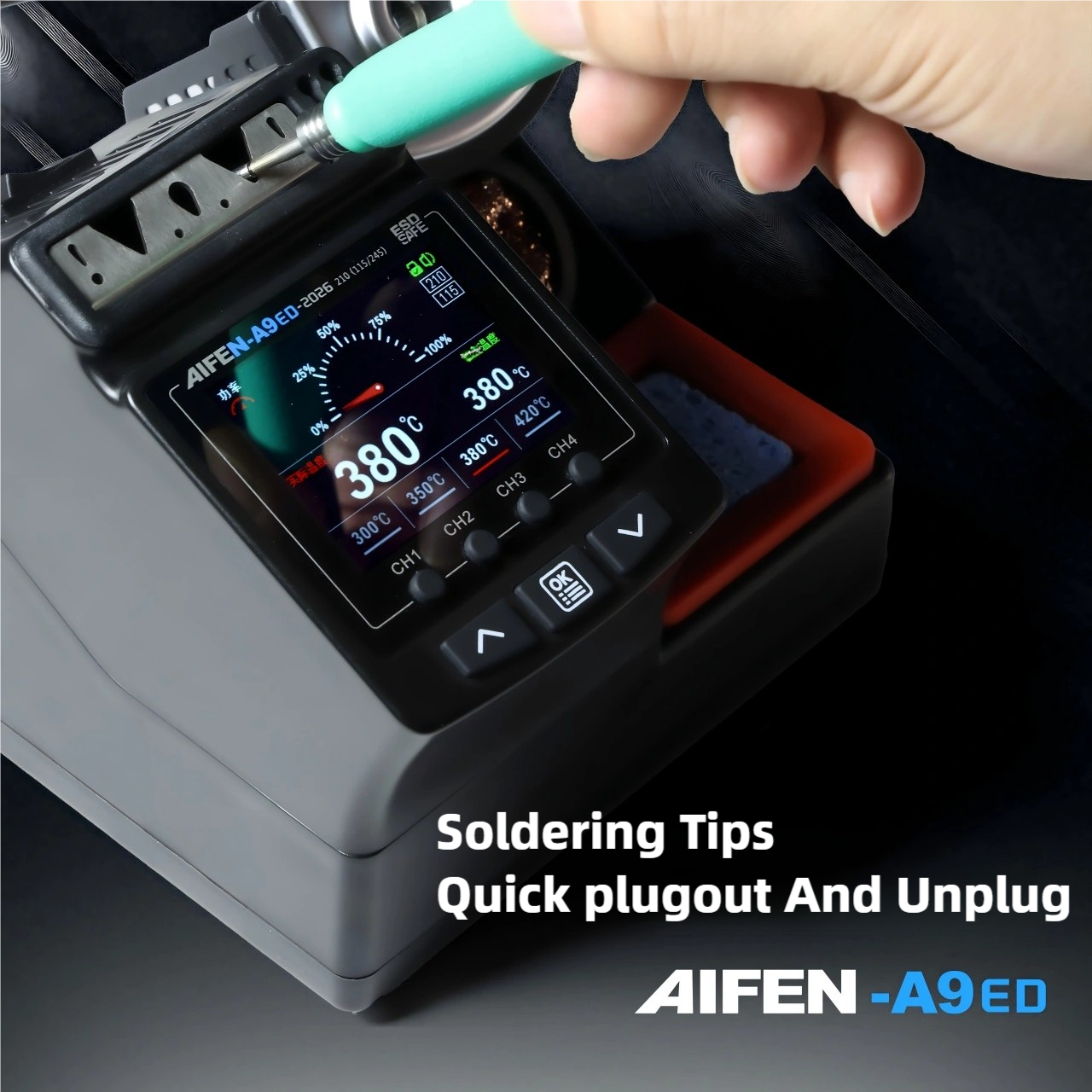 AIFEN A9ED Electronic Solderin - Diy Soldering Station No Electronics incelemesi ve fiyatı