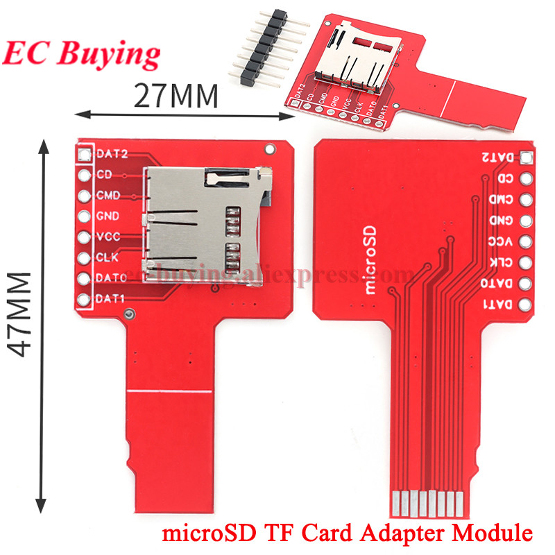 10Pcs/1pc Micro SD TF Card SPI - Sd Card Module Spi incelemesi ve fiyatı