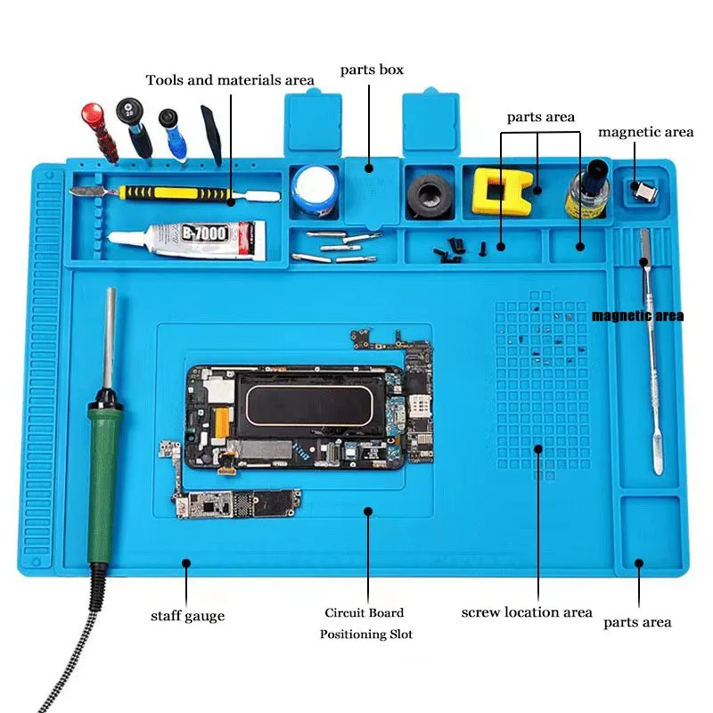 Anti-Static Silicone Soldering - Diy Electronics Workstation incelemesi ve fiyatı
