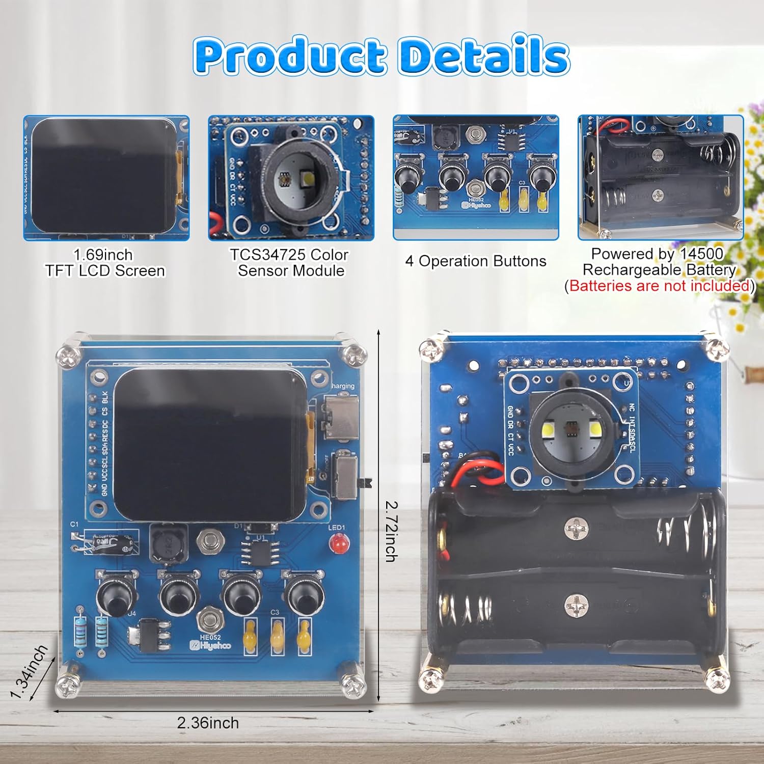 DIY Color Recognition Solderin - Hobby Diy Electronics Kit incelemesi ve fiyatı