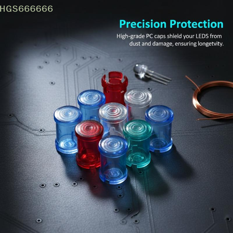 LED Light Guide Cap Kit 20Pcs  - Diy Electronics Guide incelemesi ve fiyatı