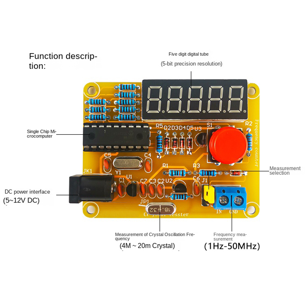 DIY Frequency Measurement Kit  - Diy Electronics Youtube incelemesi ve fiyatı